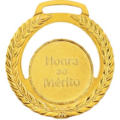 Medalha 01 ouro Honra ao Mérito | TOPTROFÉUS