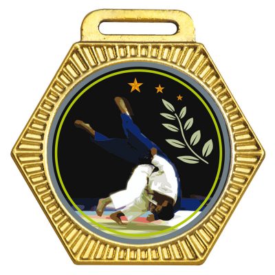 Medalha 15 ouro Adesivo | TOPTROFÉUS