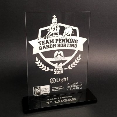 Troféu de Team Penning e Ranch Sorting